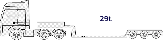 Ciągnik 6×2 + Naczepa Tiffbet 3 osie